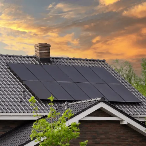 Roof-Mounted Solar Panels Residential and Commercial Rooftop Panels